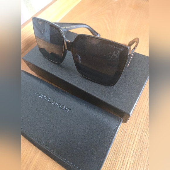Saint Laurent Black Sunglasses - Picture 4 of 15